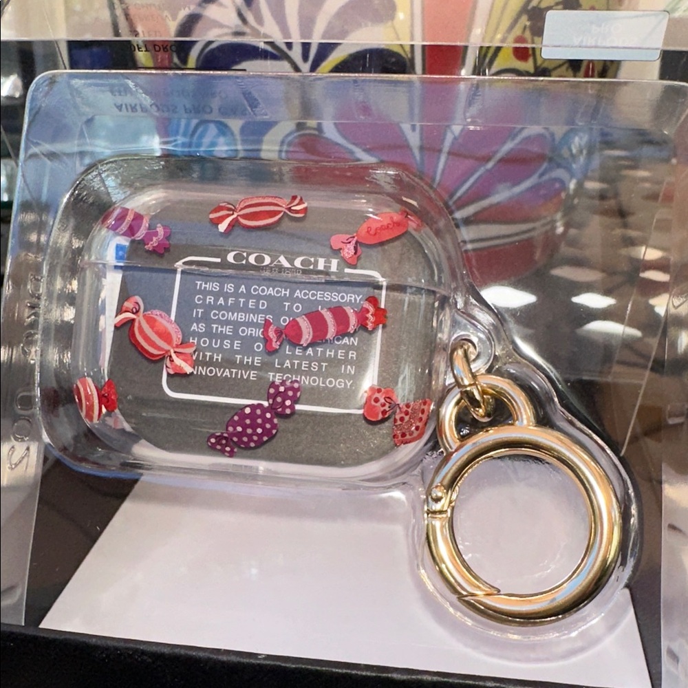 NWT Coach Signature AirPods Pro Case